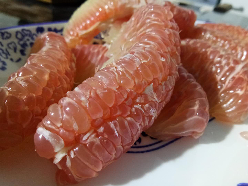 Chinese Red Green Peel Pomelo